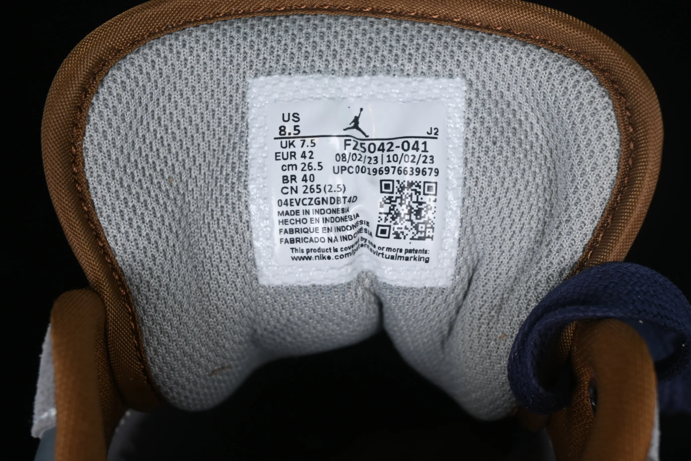 All categories Air Jordan Jordan series basketball shoes Air Jordan 1 Low Air Jordan 1 Low AJ1 Joe 1 Valentine's Day limited denim denim low-bang cultural casual sneakers FZ5042-041